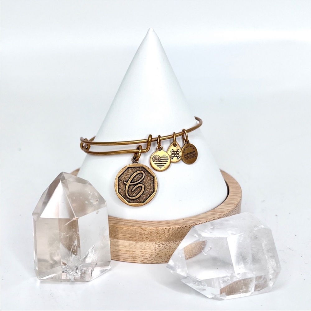Alex and Ani 2016 Gold 4 Charm Bracelet